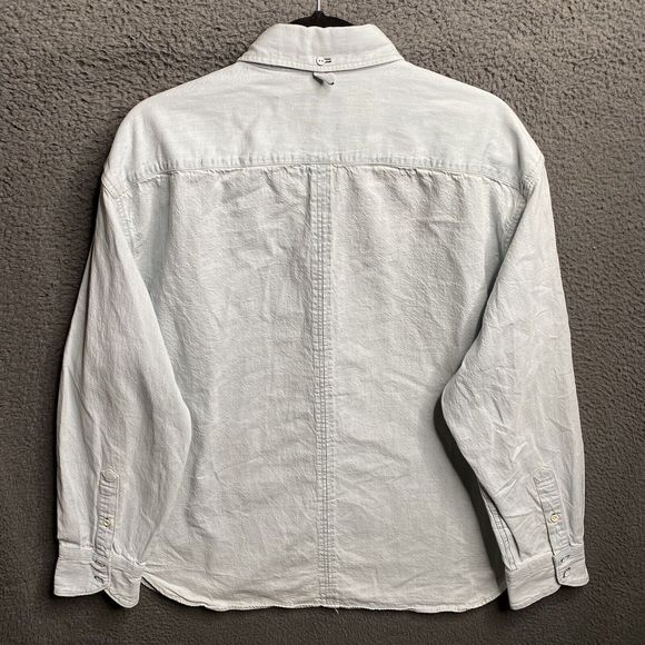 Rag & Bone Fit 3 Denim Button Shirt Light Wash Mens Size 2XL XXL - Picture 14 of 16